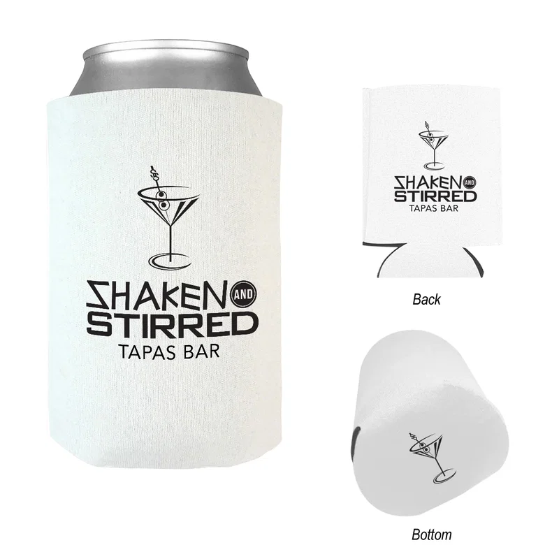 Rear of the drink sleeve shown plainly