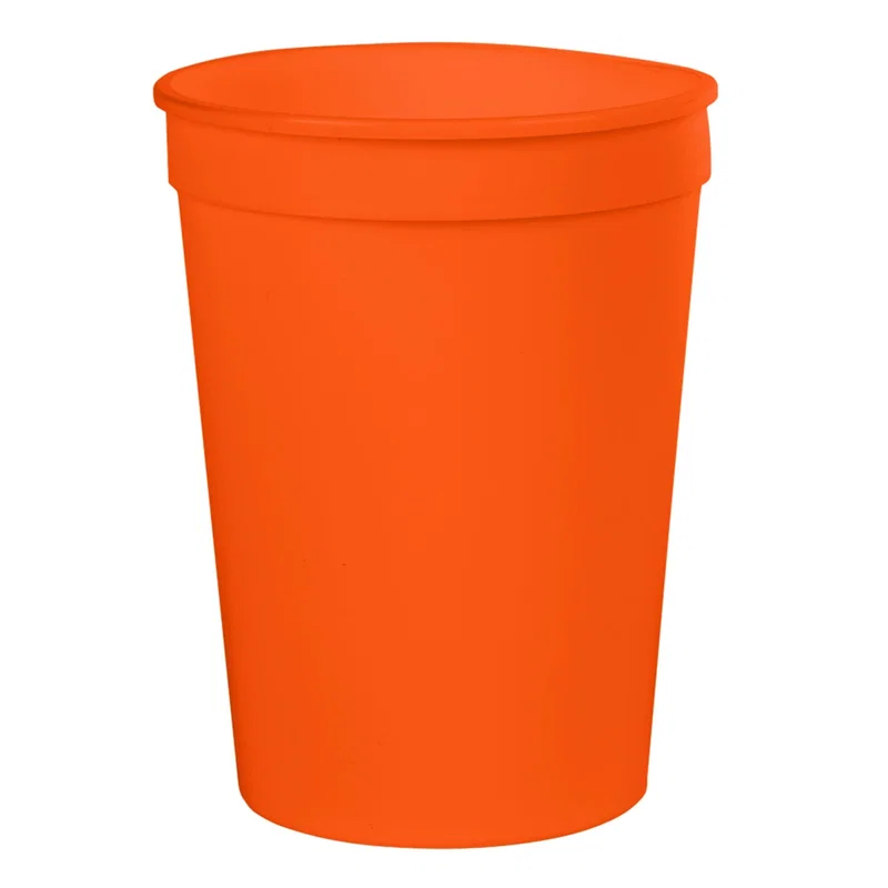 Row of drinkware arranged for a crowd