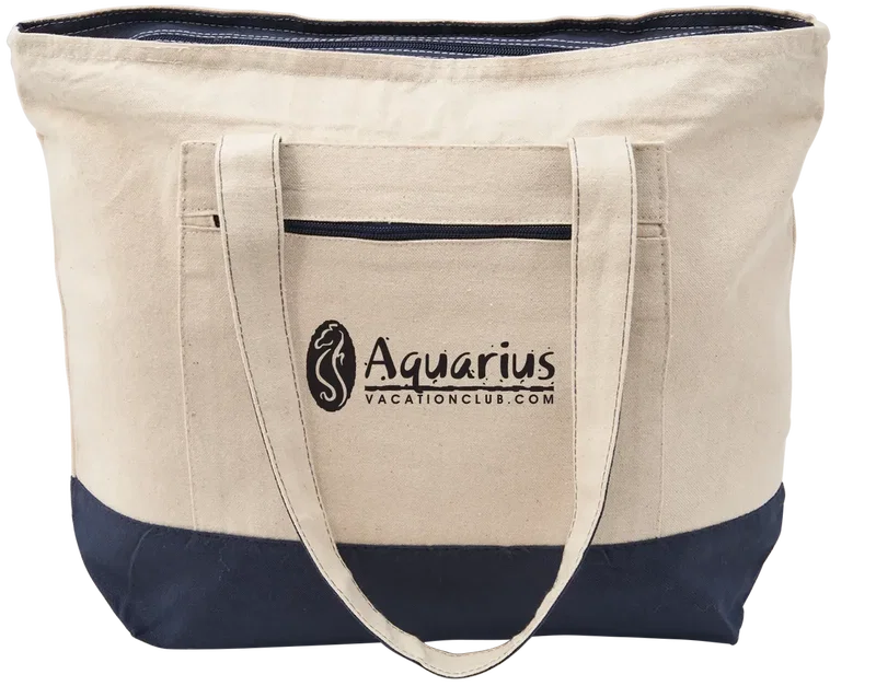 Custom Canvas Boat Tote Bag