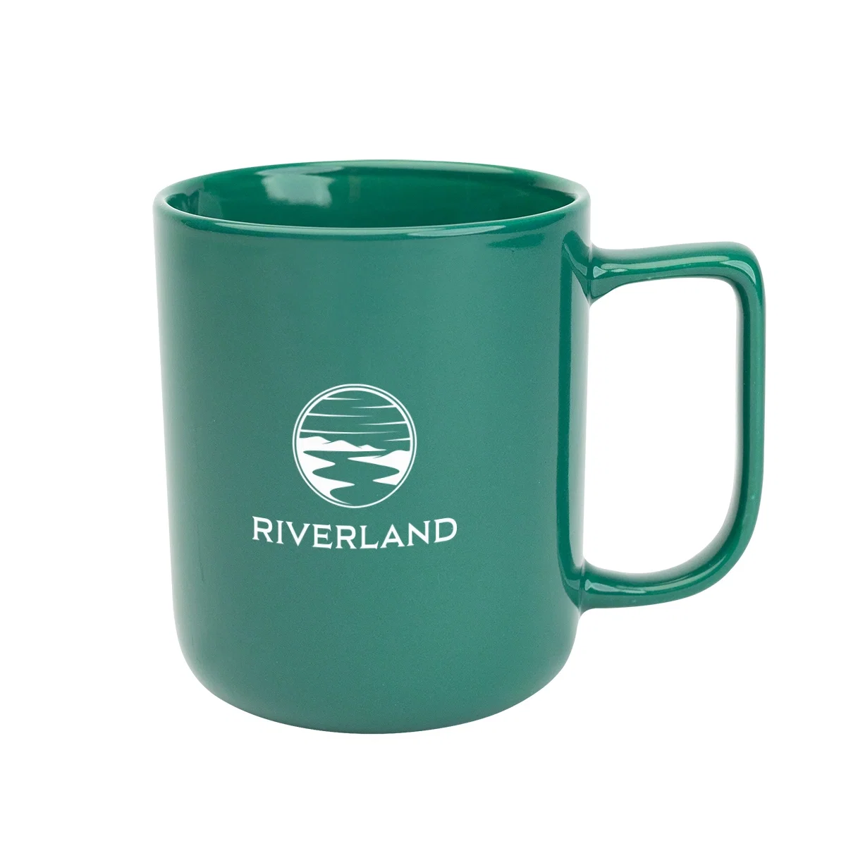 Overhead view into the empty drinking vessel