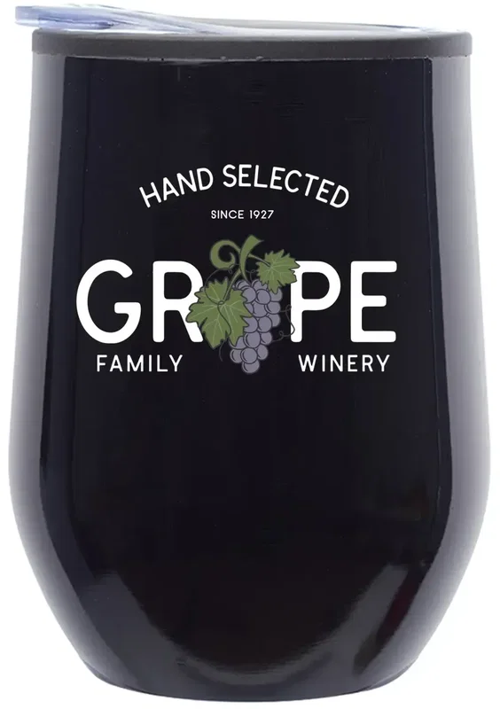 Personalized Stainless Steel Stemless Wine Glass - 20 oz. — view 6