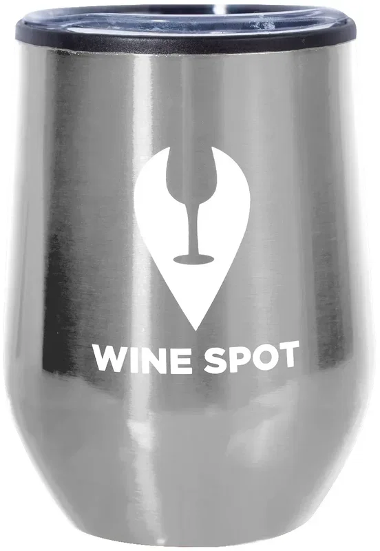Customized Divvy Stainless Steel Stemless Wine Glass - 12 oz. (1 Color) — view 8