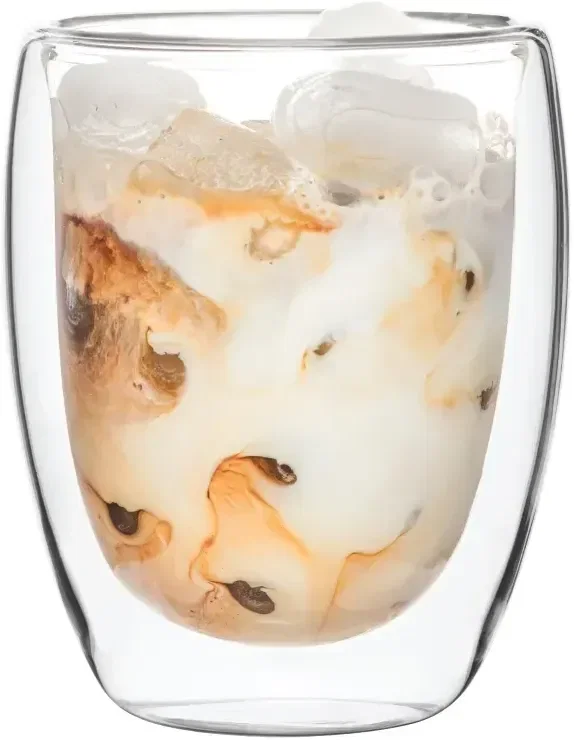 Custom Latte Glass Mug — view 3