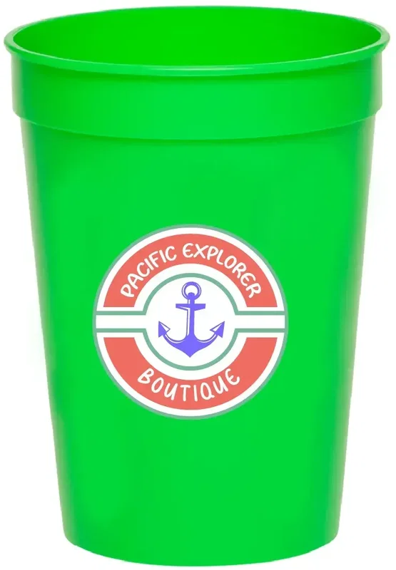 12 oz. Fanatic Plastic Stadium Cups w/ Full Color Imprint — view 8