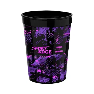 Largest size shown next to a smaller drink cup