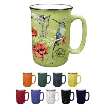 Handle profile pictured from the side of the twelve-ounce cup