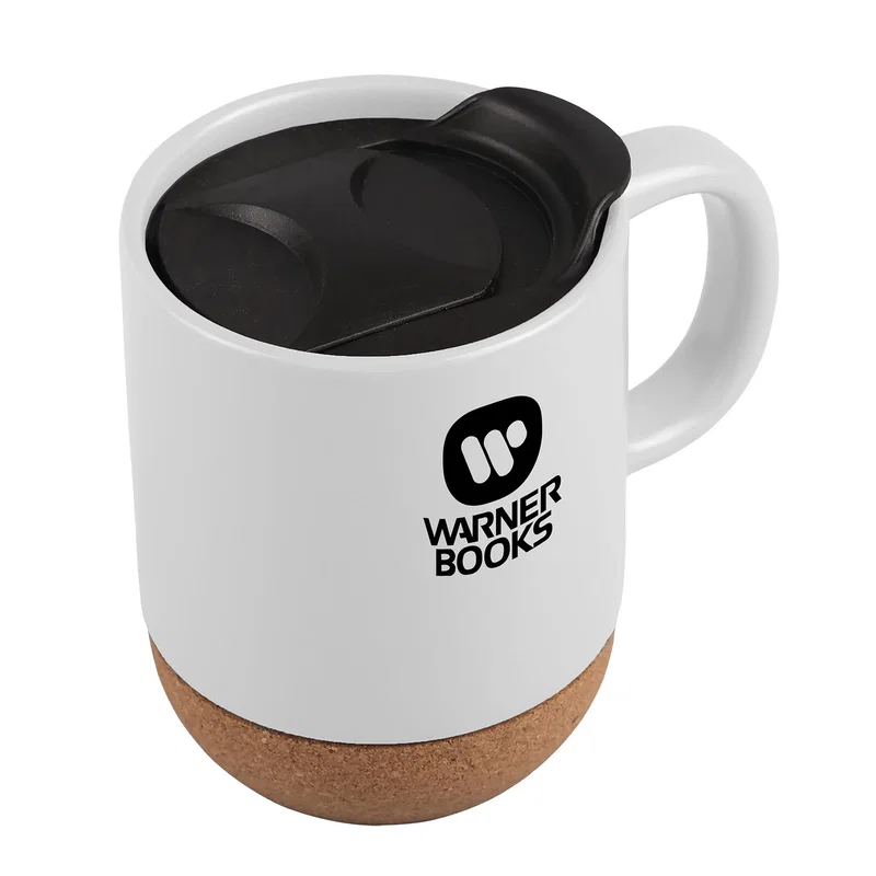 12 oz. Java Ceramic Mug with Cork Base — view 6