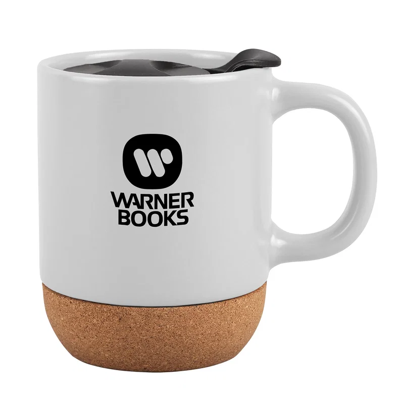 12 oz. Java Ceramic Mug with Cork Base — view 7