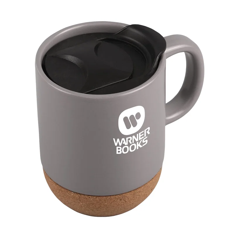 12 oz. Java Ceramic Mug with Cork Base — view 9