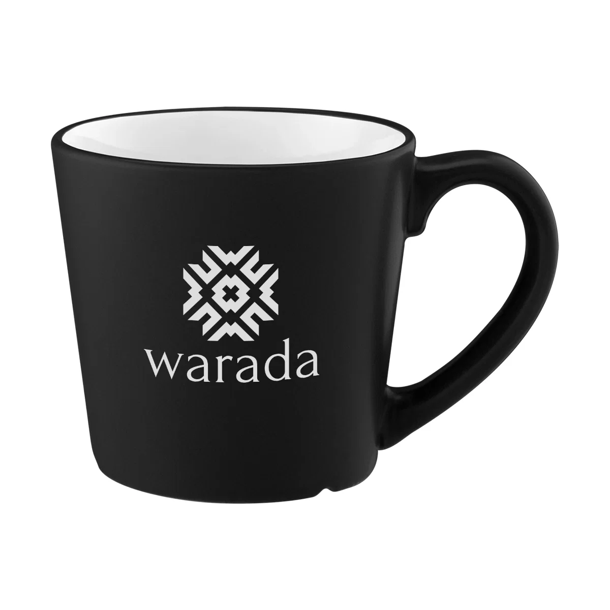 Twelve ounce ceramic mug with a matte finish