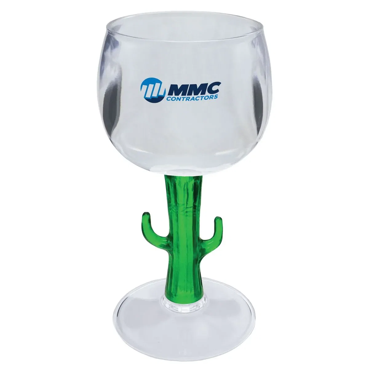 12 oz. Novelty Stem Plastic Wine Goblet — view 2