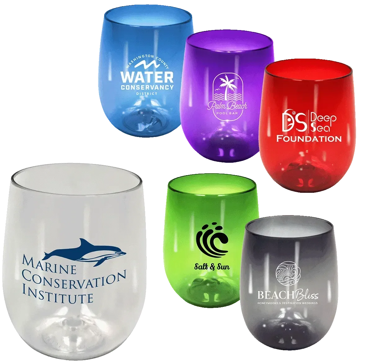 12 oz. Recycled Stemless Wine Glass