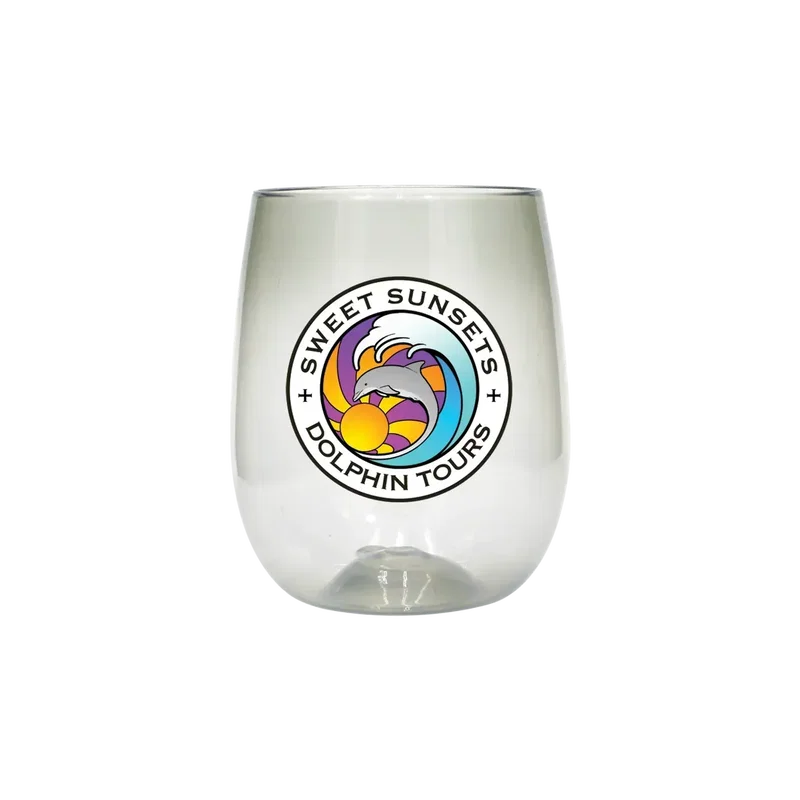 12 oz. Recycled Stemless Wine Glass — view 15
