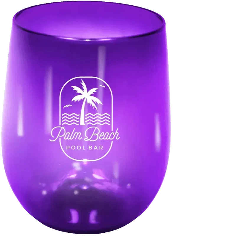12 oz. Recycled Stemless Wine Glass — view 3