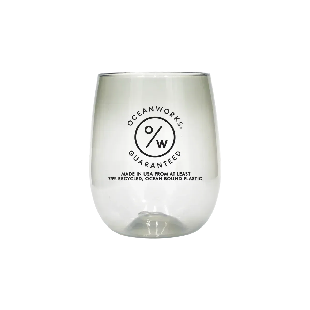 12 oz. Recycled Stemless Wine Glass — view 8