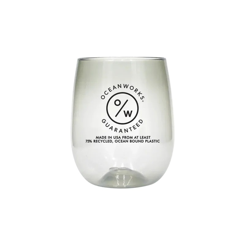 12 oz. Recycled Stemless Wine Glass — view 8