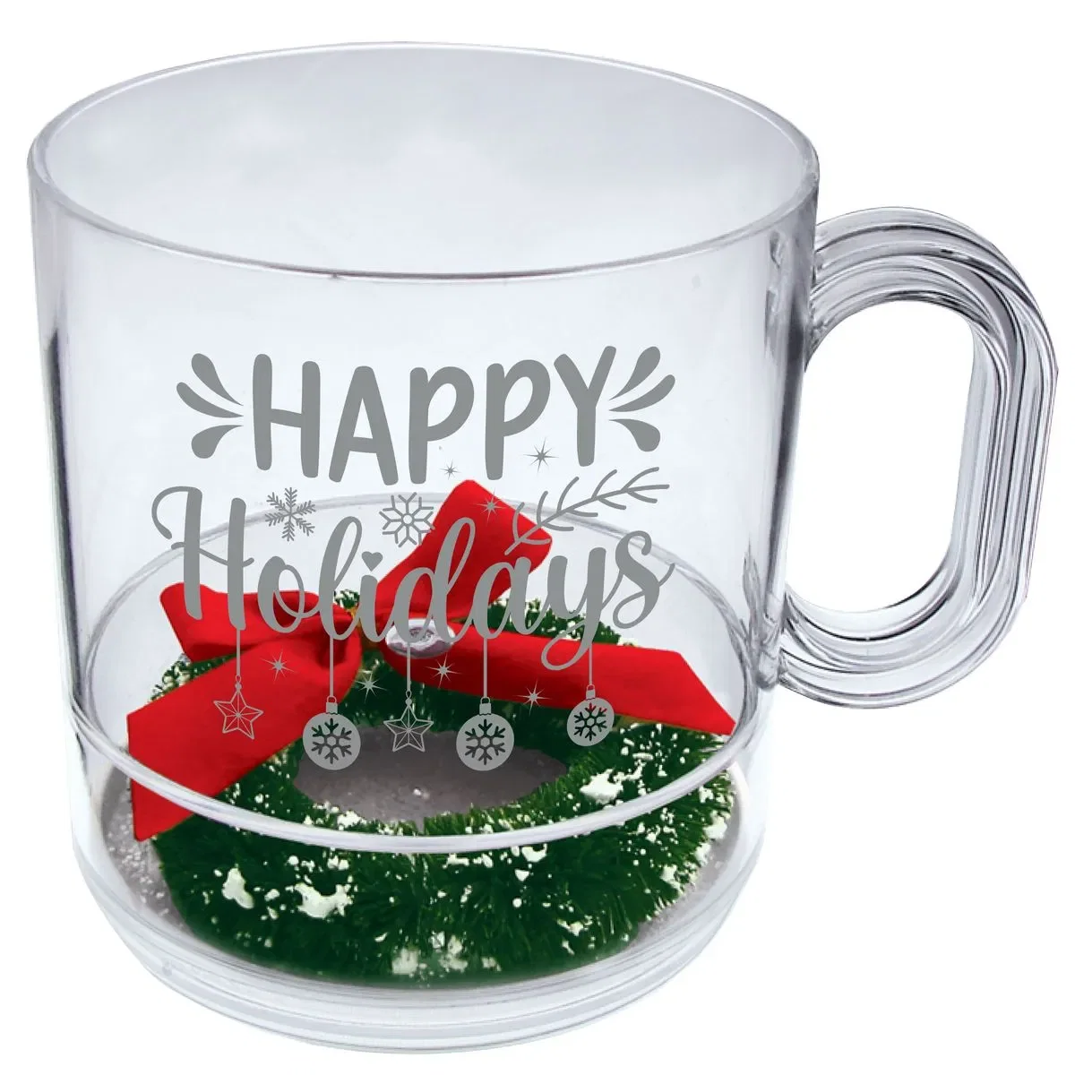 12 oz. Plastic Compartment Coffee Mugs — view 2