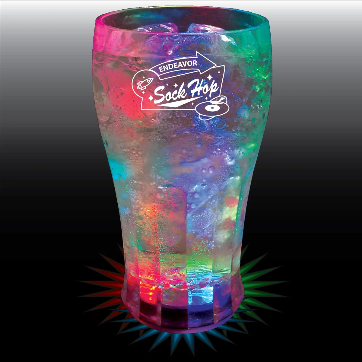 12 oz. Plastic Fluted Bell Soda Cup — view 2