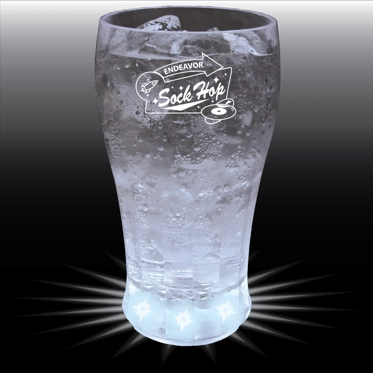 12 oz. Plastic Fluted Bell Soda Cup — view 3
