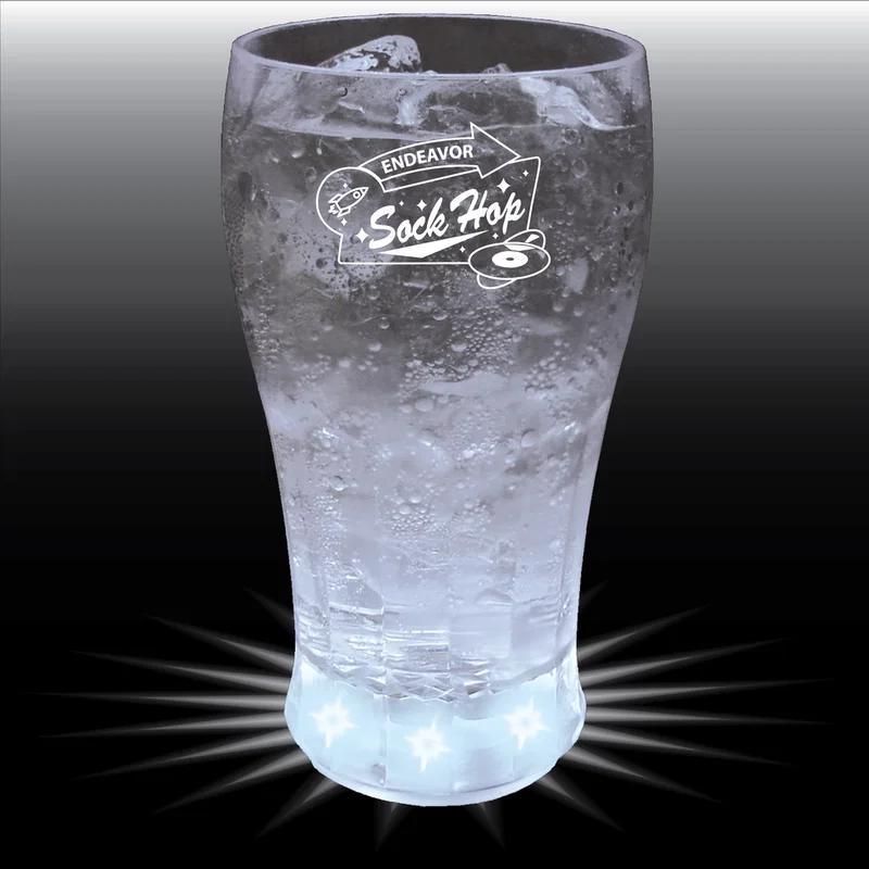 12 oz. Plastic Fluted Bell Soda Cup — view 3
