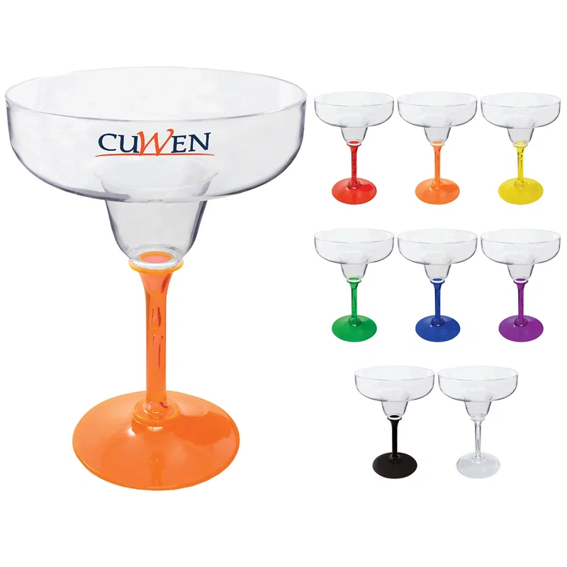 12 oz. Plastic Margarita Glass — view 18