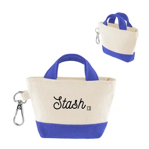 12 Oz. Recycled Cotton Mini Tote Bag Charm