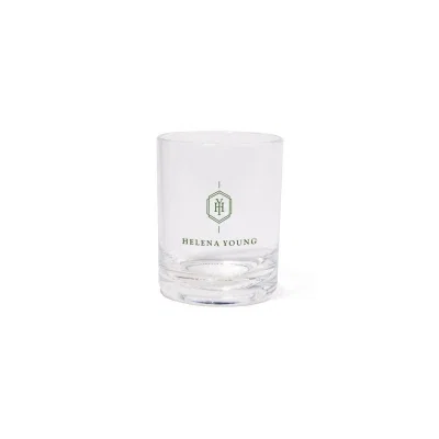 Clear silicone rocks glass holding twelve ounces
