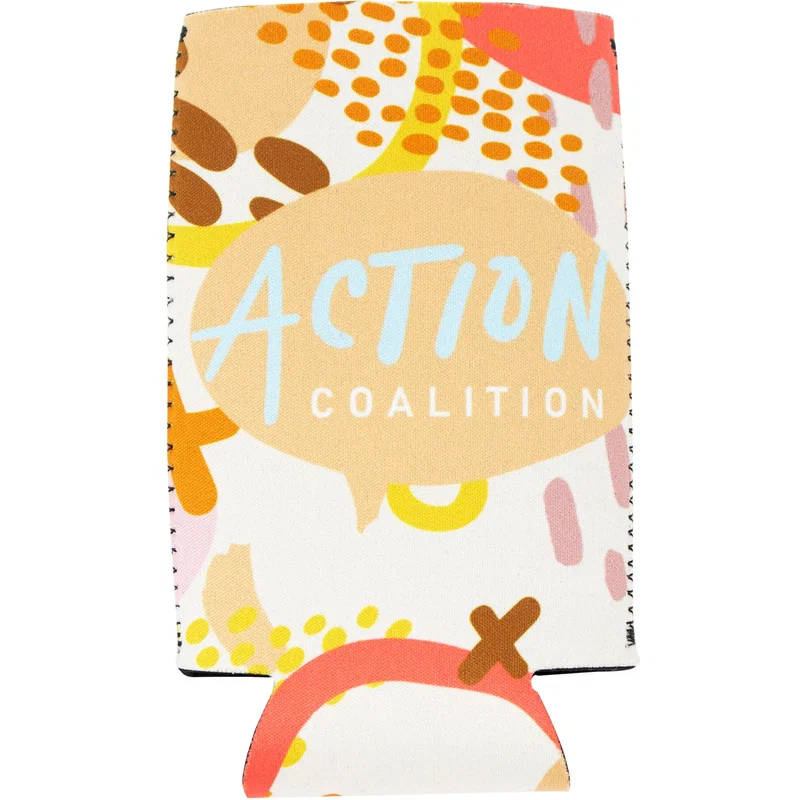 12 oz. Slim Full Color Neoprene Seltzer Coolie — view 2