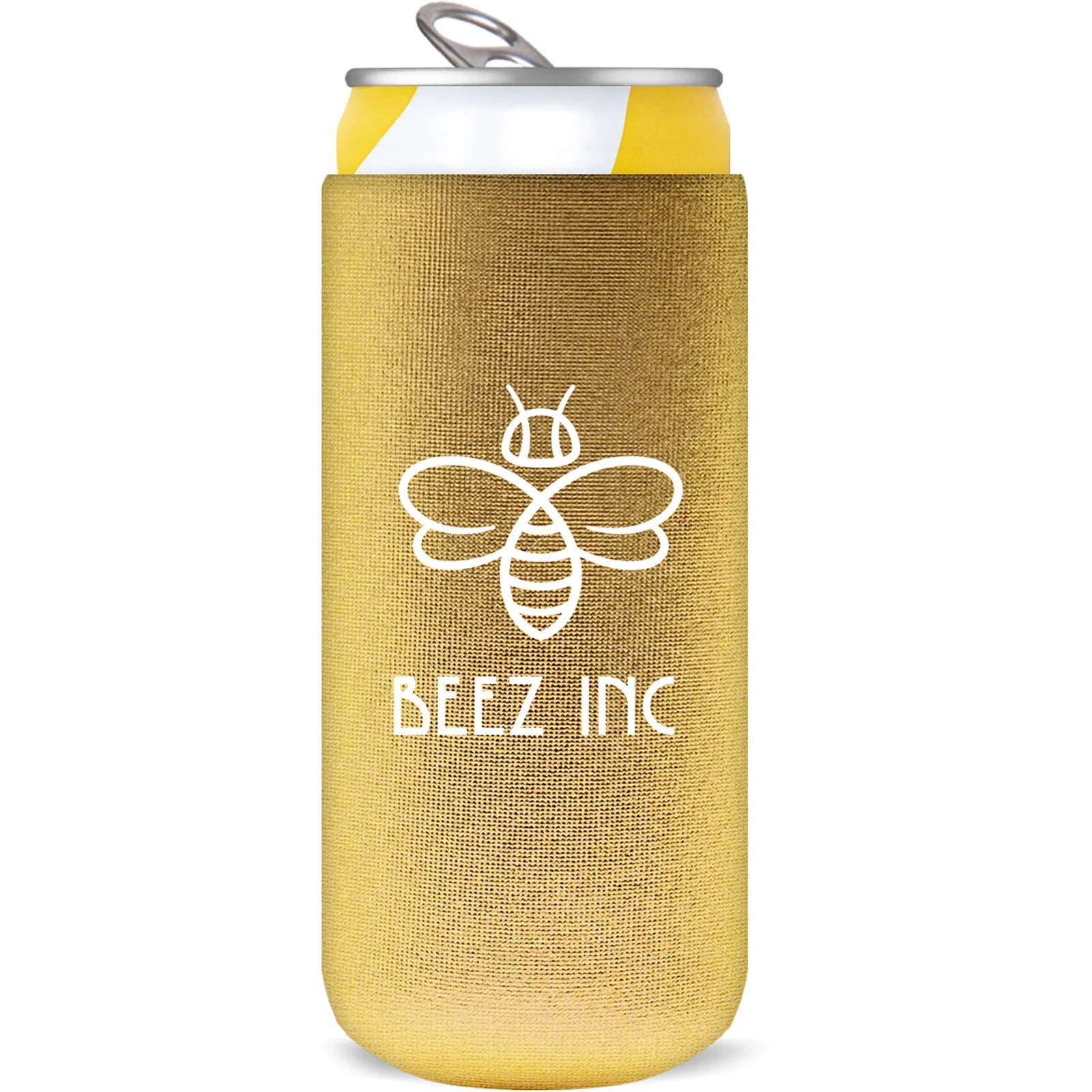 12oz. Slim Metallic Neoprene Collapsible Coolie — view 3