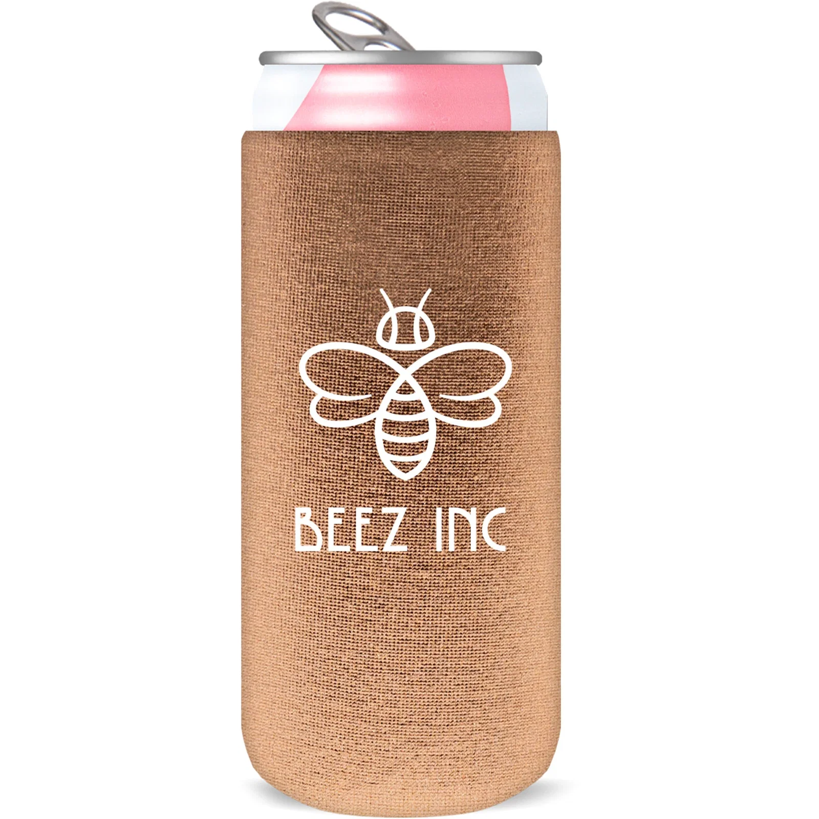 12oz. Slim Metallic Neoprene Collapsible Coolie — view 4