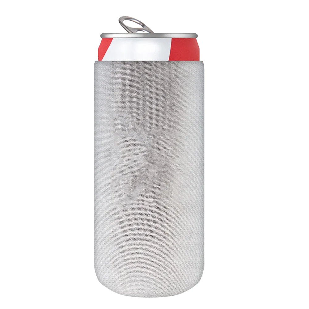 12oz. Slim Metallic Neoprene Collapsible Coolie — view 7