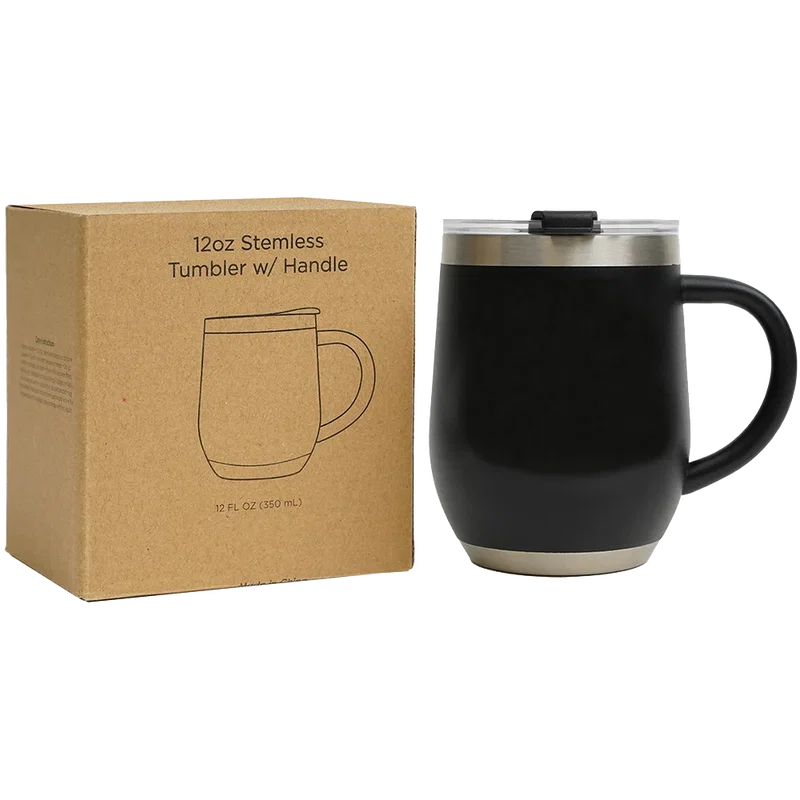 12 oz  Stemless Tumbler With Handle — view 12