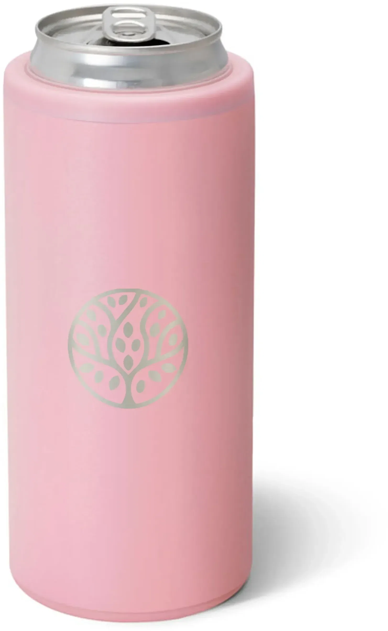 Curved body of the drink holder shown at an angle