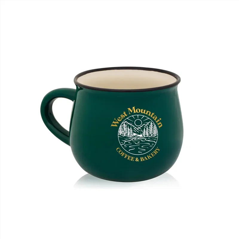 Personalized Two-Tone Ceramic Mug - 12 oz. — view 4