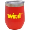 12 oz Vacuum Wine Cup in Red
