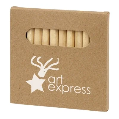 Pencils fanned out across a flat surface