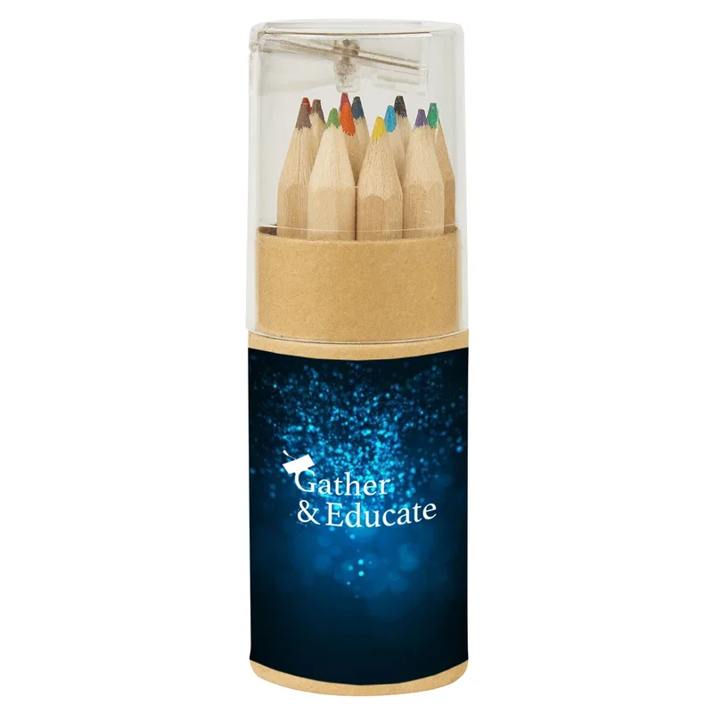 Lid removed to reveal the pencils inside