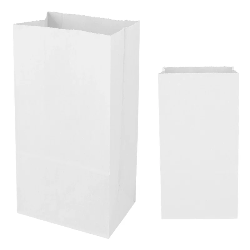 12# SOS Kraft Paper Bag – 7.06" x 13.75" — view 3