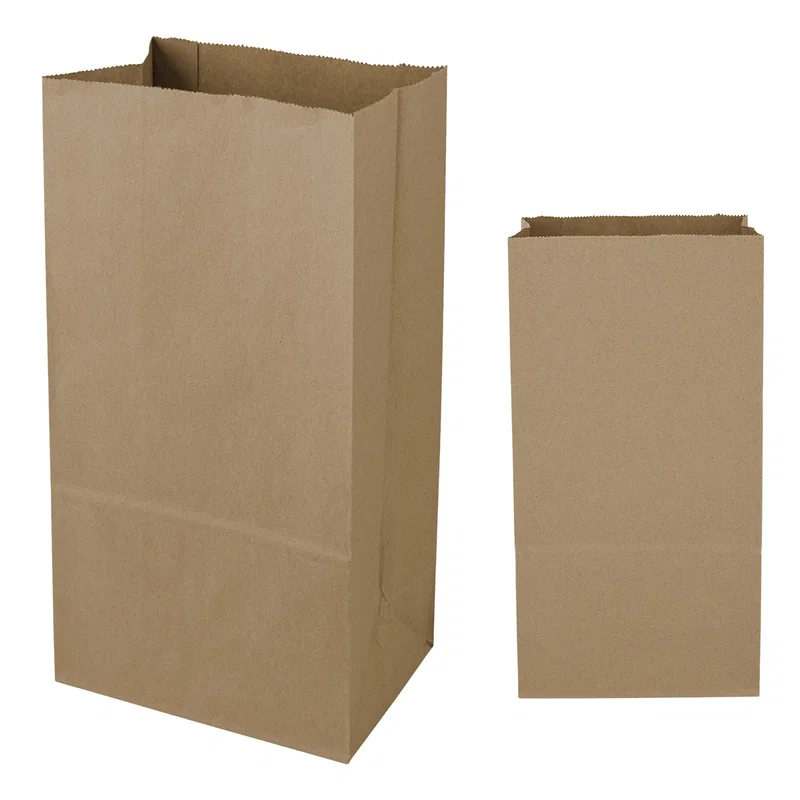 12# SOS Kraft Paper Bag – 7.06" x 13.75" — view 5