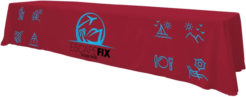 12' Standard Table Throw (Full-Color Front Only) — view 29