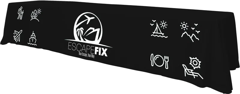 12' Standard Table Throw (Full-Color Front Only) — view 7
