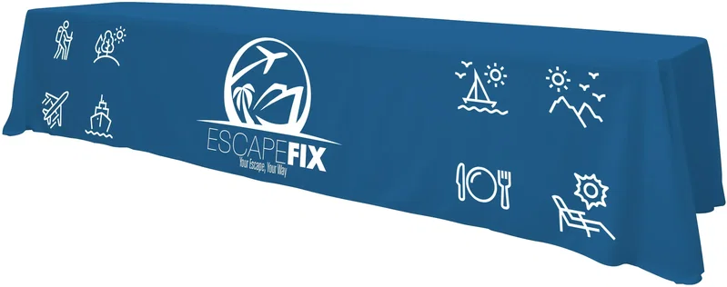 12' Standard Table Throw (Full-Color Front Only) — view 8