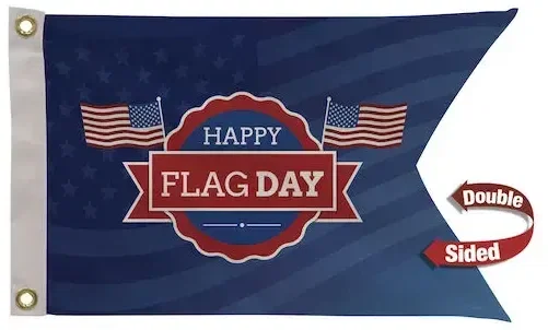 12" x 18" Nylon Guidon Flag Double-Sided