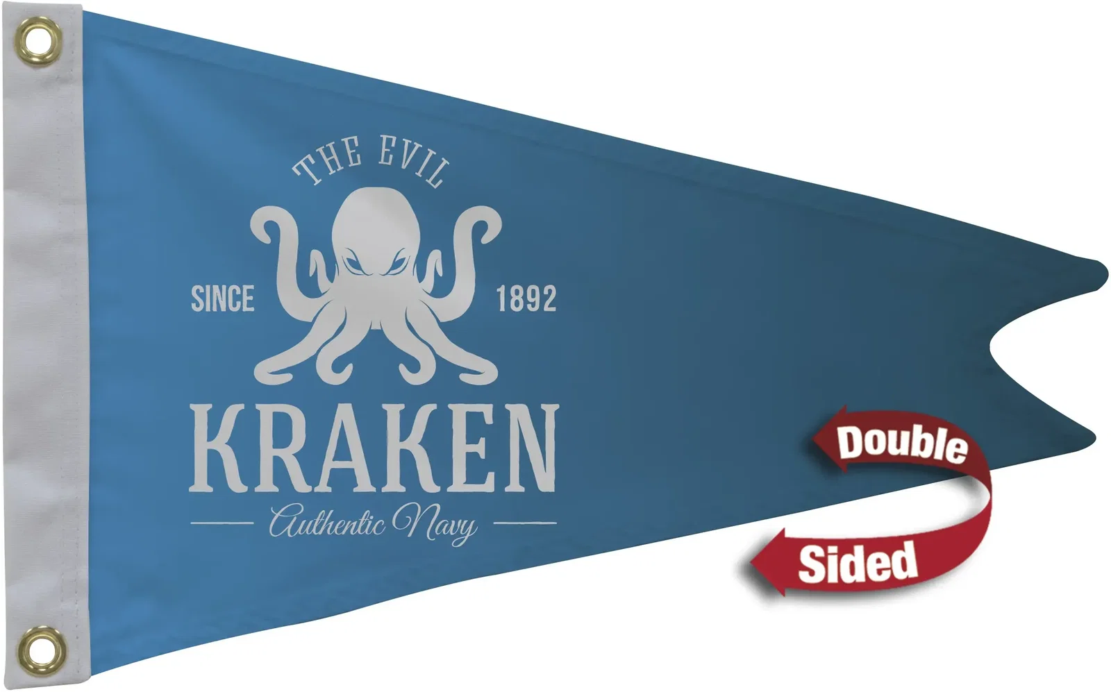 12" x 18" Polyester Burgee Flag Double-Sided — view 2