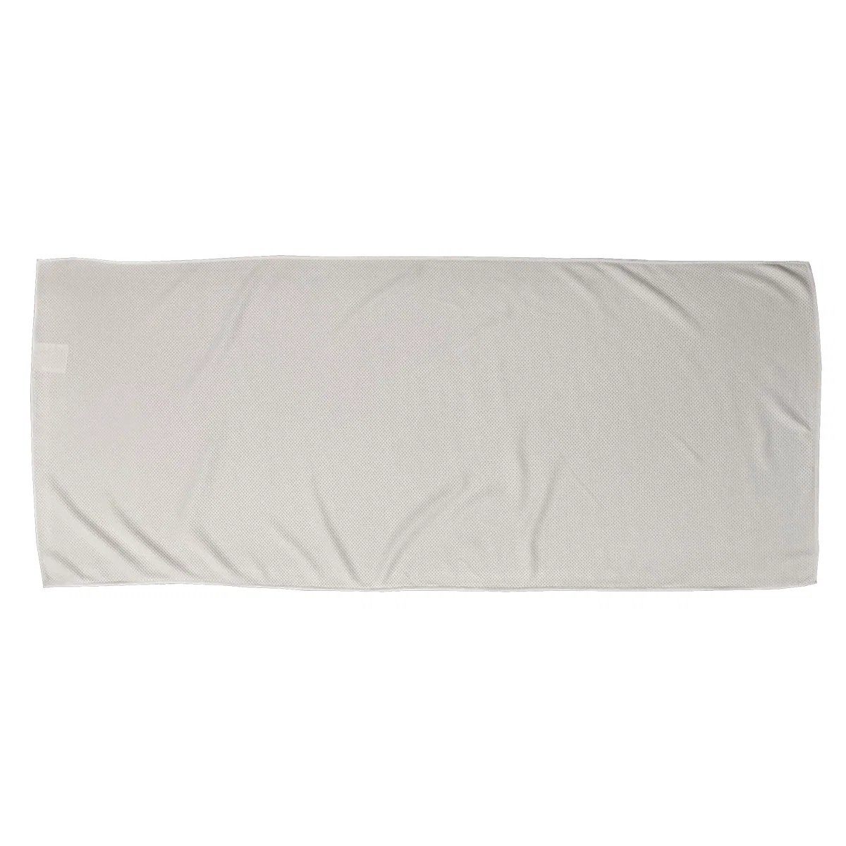 Lightweight workout cloth draped over a shoulder for heat relief