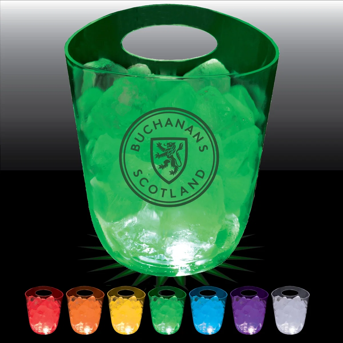 125 oz. Plastic Champagne Ice Bucket w/ Handle — view 2