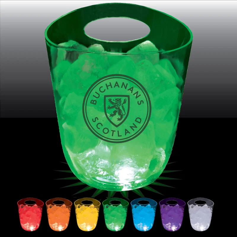 125 oz. Plastic Champagne Ice Bucket w/ Handle — view 2