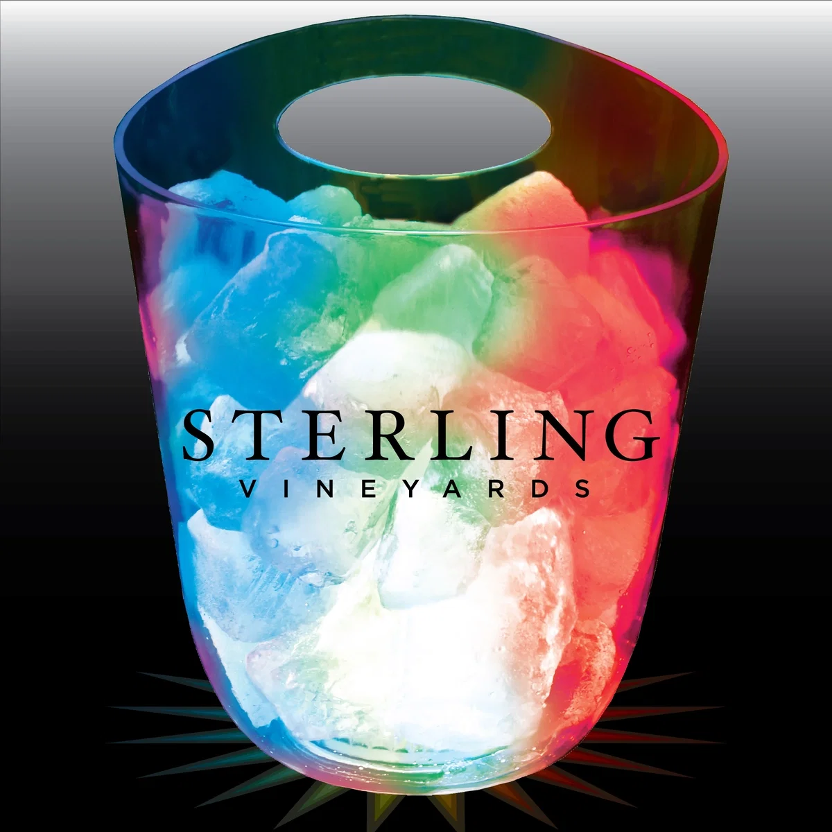 125 oz. Plastic Champagne Ice Bucket w/ Handle — view 3
