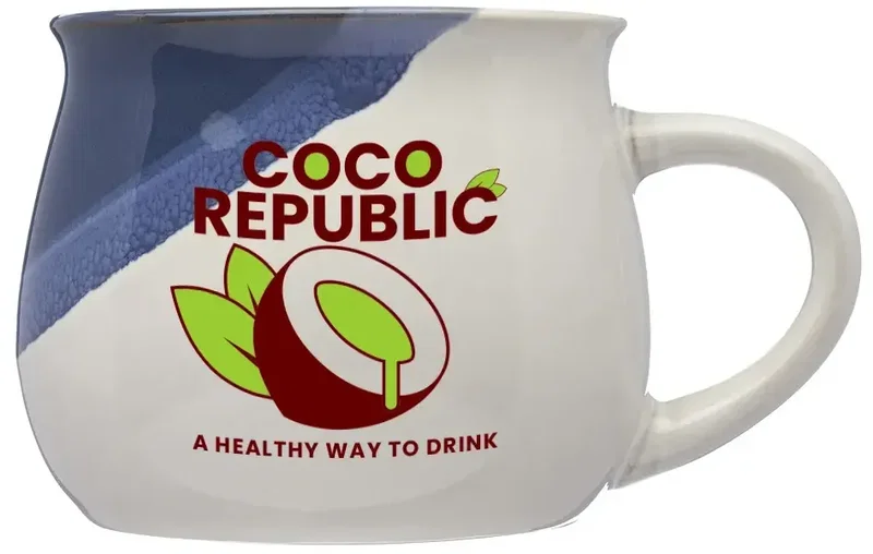 Charming Ceramic Dripped Mug (12oz, 2 Color) — view 3