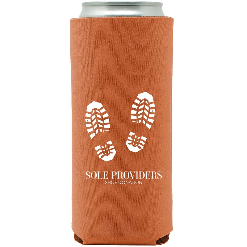 12oz. Slim Neoprene Seltzer Coolie — view 12